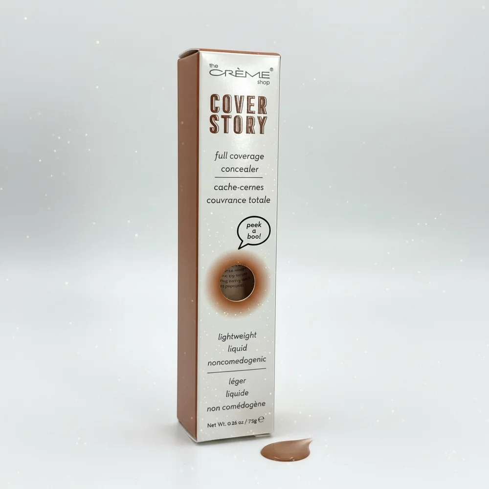 The Crème Shop Cover Story Concealer Deep Full Coverage Lightweight NIB